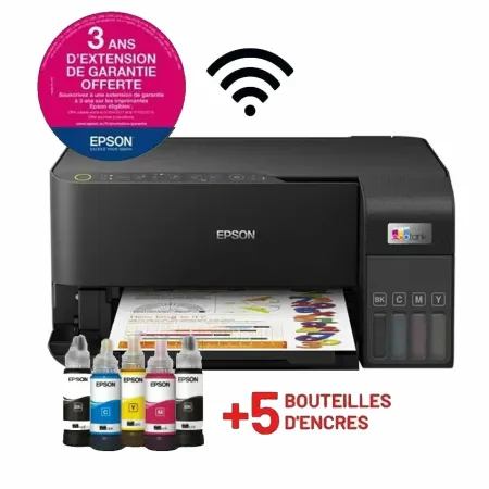 Imprimante EPSON EcoTank L3550 Jet d'Encre 3-en-1 Wi-Fi