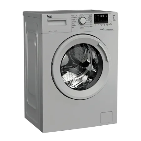 Machine à Laver BEKO  (7 kg)  ProSmart Inverter™Silver Hublot 1000 tours/min WUE7612XSS