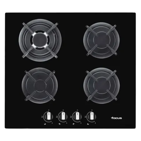 Plaque de Cuisson FOCUS 4 Feux | 60 cm - F 4015BS - Noir 