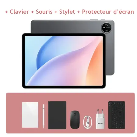 Tablette DOOGEE Tab A9 Edition VIP 10.1 ″ HD 3/64 Gris Wi-Fi + 5 Accessoires
