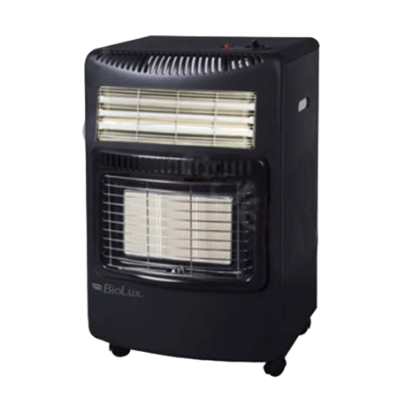 0105211 - BIOLUX Radiateur à gaz SAXO 65 Noir