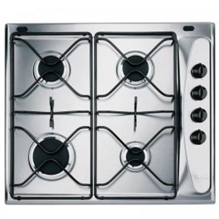 0204105 - WHIRPOOL Plaque Gaz AKM 60IX01(60 cm) Inox 4 Feux