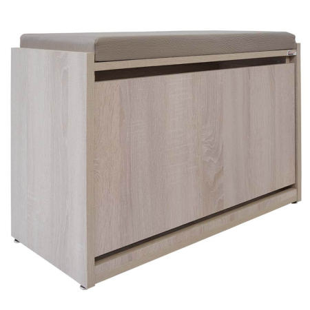 0702165 - SOTUFAB Porte Chaussures BANQUETTE PC27 Chêne brut