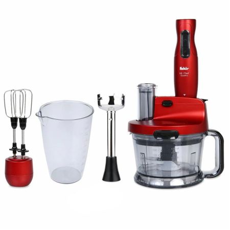 0704460 - Fakir Blender Set (1000 W) Rouge (Mr Chef Quadro)