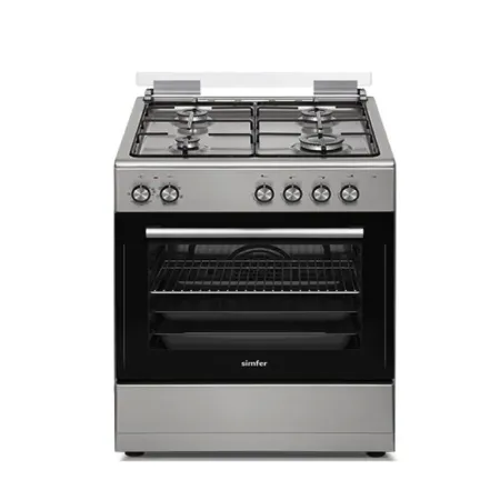 CUISINIÈRE À GAZ 4 FEUX SIMFER F 6405 SGGTI / 60 CM / INOX / CHALEUR TOURNANTE