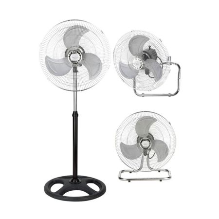 Ventilateur sur pied silencieux GOLD 18 Pouces | FS.4531 - Noir