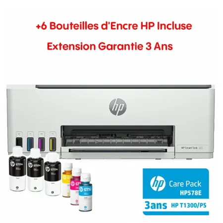 IMPRIMANTE SMART HP TANK 520 3EN1 BLANC