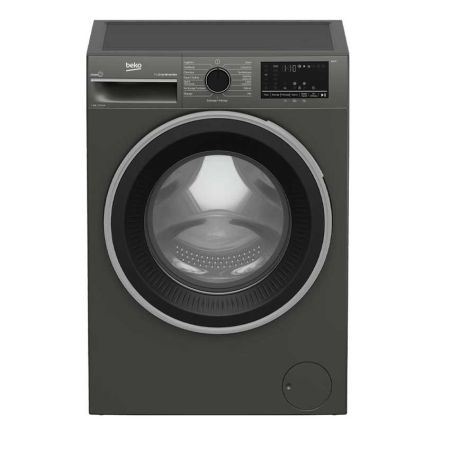 Machine à Laver Beko 8 Kg - Inverter - Fonction Vapeur - Hublot - Gris Foncé |  B3WFU4822MG