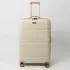 Valise TITOU Incassable Polypropylene | Modèle 30KG - Beige/Saumon