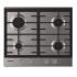 Plaque de cuisson HOOVER 4 Feux  à Gaz |  60cm  -  HHG6BRMX  -  Inox 