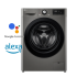 Machine à Laver LG VIVACE 9 kg | Essorage 1400 Tours/min - F4R3VYG6P - Silver 