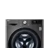 Machine à Laver LG Vivace à vapeur 9 kg | Essorage 1400 Tours/min - Lavante / Séchante - DD6M - Noir 