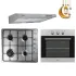 Pack Encastrable Focus : Plaque de cuisson F400X + Four F525X + Hotte F602X