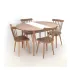 Pack Table Salle à Manger Extensible Atlas + 4 Chaises Helsinki (Pack145SI)