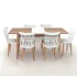 Pack Table Salle à Manger Extensible Atlas + 4 Chaises Helsinki (Pack145SI)