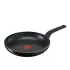 Poêle TEFAL 30 CM EXTRA COOK & CLEAN | Antiadhésif Titanium  - Noir 