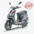 Scooter ZIMOTA Vague PIZ 124CC | 4 Temps - Gris