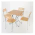 Table Pliante & 4 Chaises CITY | SOTUFAB