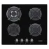 Plaque de Cuisson FOCUS 4 Feux | 60 cm - F 4015BS - Noir 