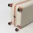 Valise TITOU Incassable Polypropylene | Modèle 20KG - Beige/Saumon