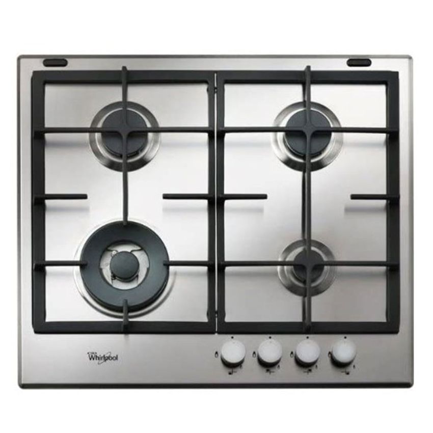 Plaque de cuisson encastrable WHIRPOOL 4 Feux | 60 cm - Gaz - GMA 6422 IX - Inox 
