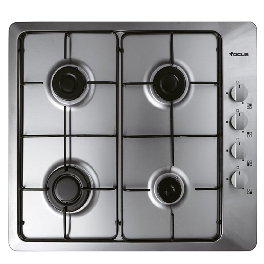 Plaque de cuisson Focus 4 Feux à Gaz | 60cm  - F400X  - Inox 