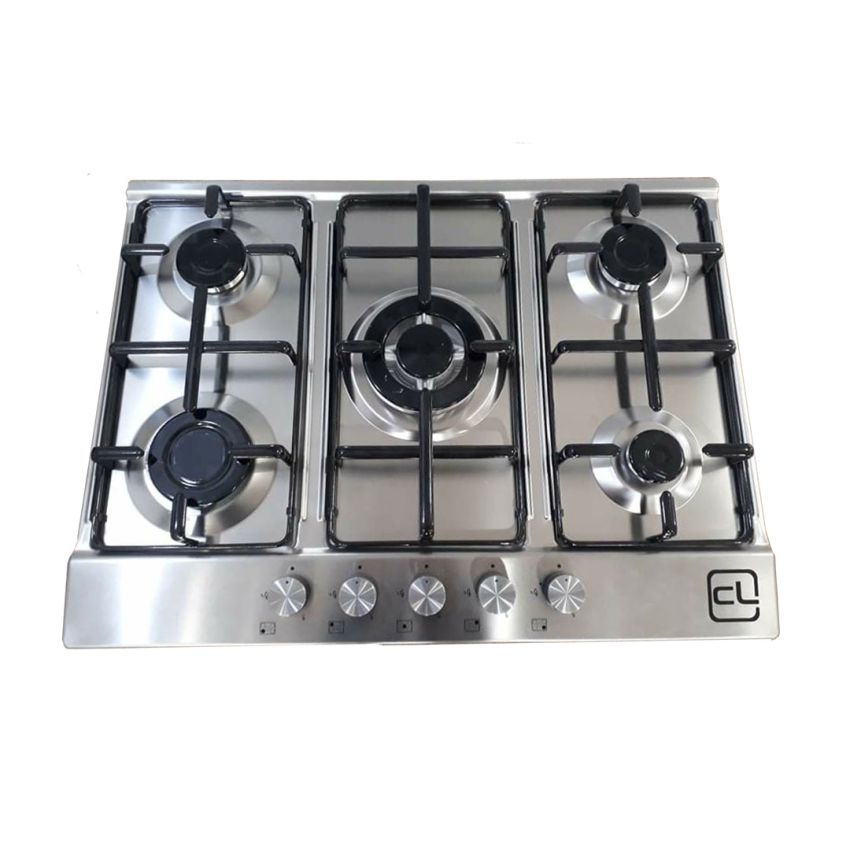 Plaque de cuisson CL 5 Feux à Gaz | 70cm - 177 IXF - Inox 