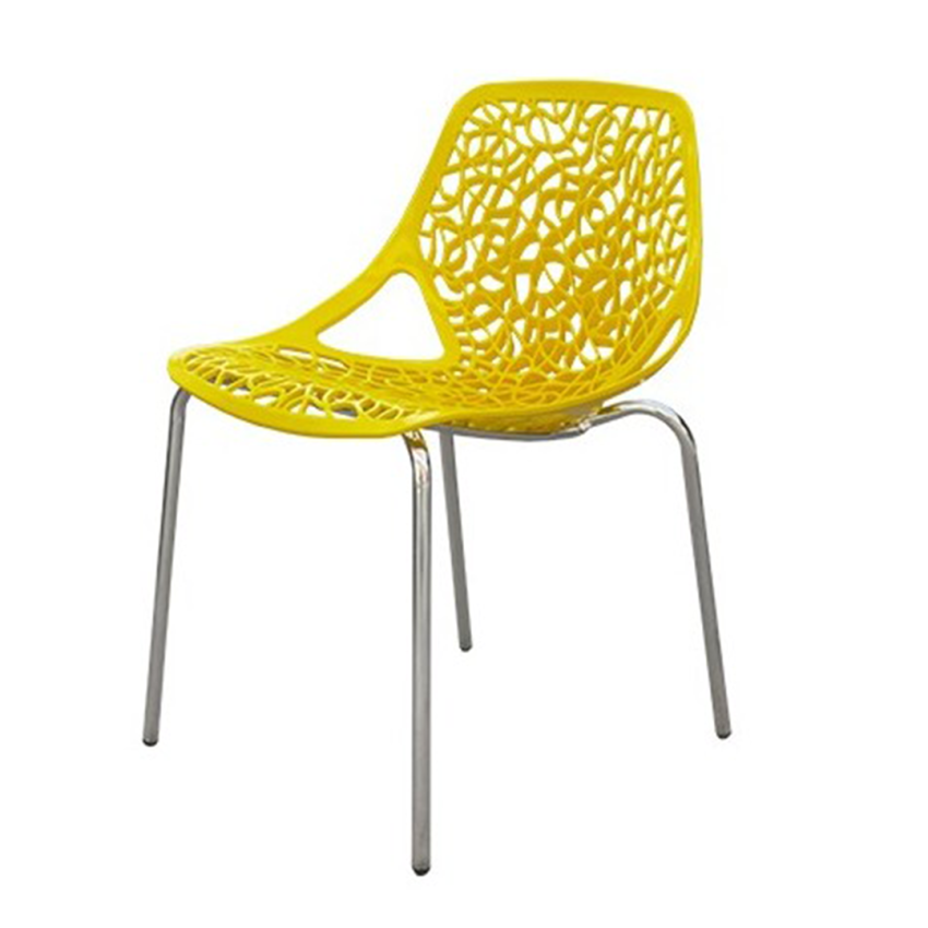 Chaise Chrome Confort CHC0046 Noir | SOTUFAB 