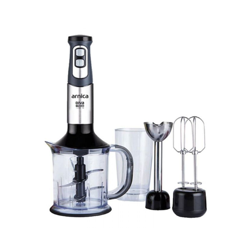 Mixeur Plongeant ARNICA 3en1 Diva Tendance 600 W  | GH 21592  - Noir