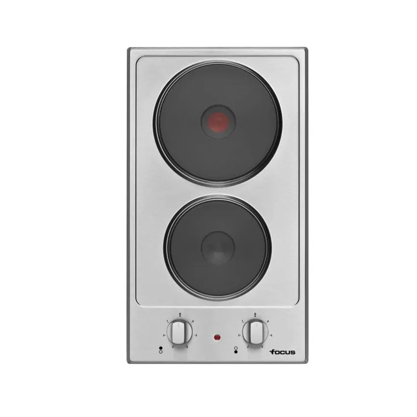 Plaque de Cuisson Resistance FOCUS 2 Feux | électrique F.812X - Inox