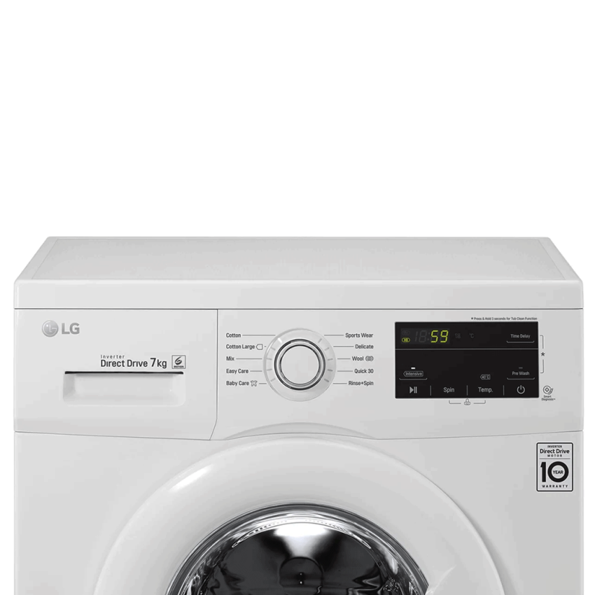 Machine à Laver LG 7 KG | Essorage 1200 Tours/min - Smart DD - FH2J3QDNG0P - Blanc