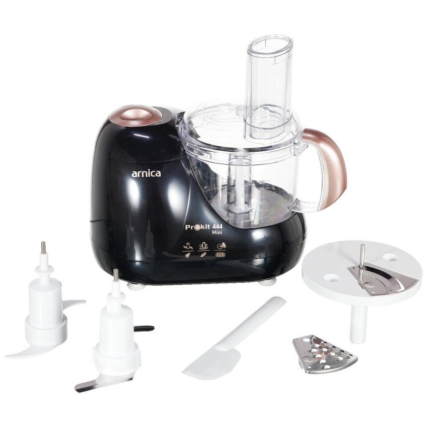 Robot Hachoir Multifonction ARNICA | 600 W - GH.21031 - PROKIT -  Noir &  Rose