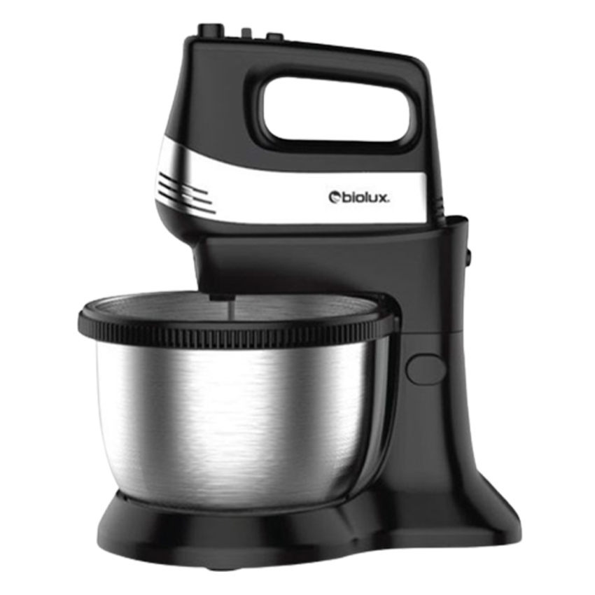 Batteur électrique Avec Bol BIOLUX 3.4 L | 500 Watts - DUO M.BA 05D - Noir