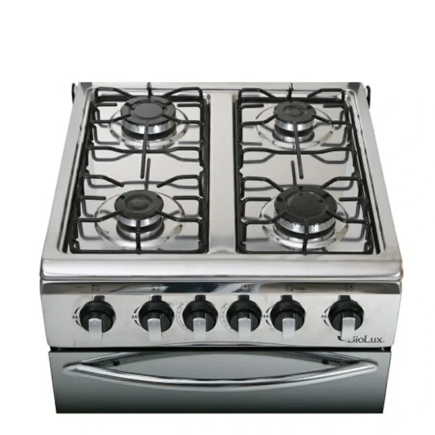 Cuisinière à Gaz BIOLUX 4 feux | M.5005X  - Inox 