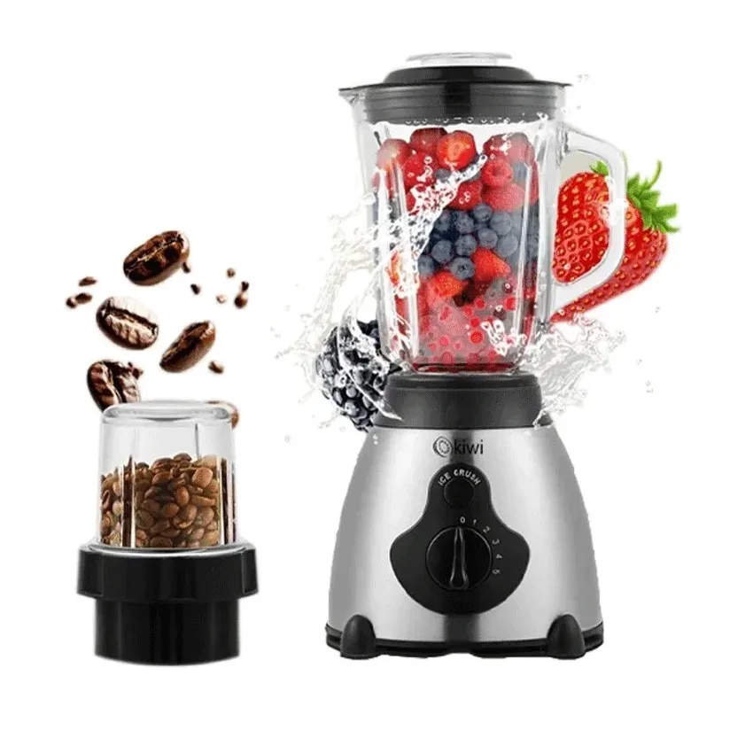 Blender KIWI bol en verre  1.5 L  |  600 WATT  - 2262  - Silver  