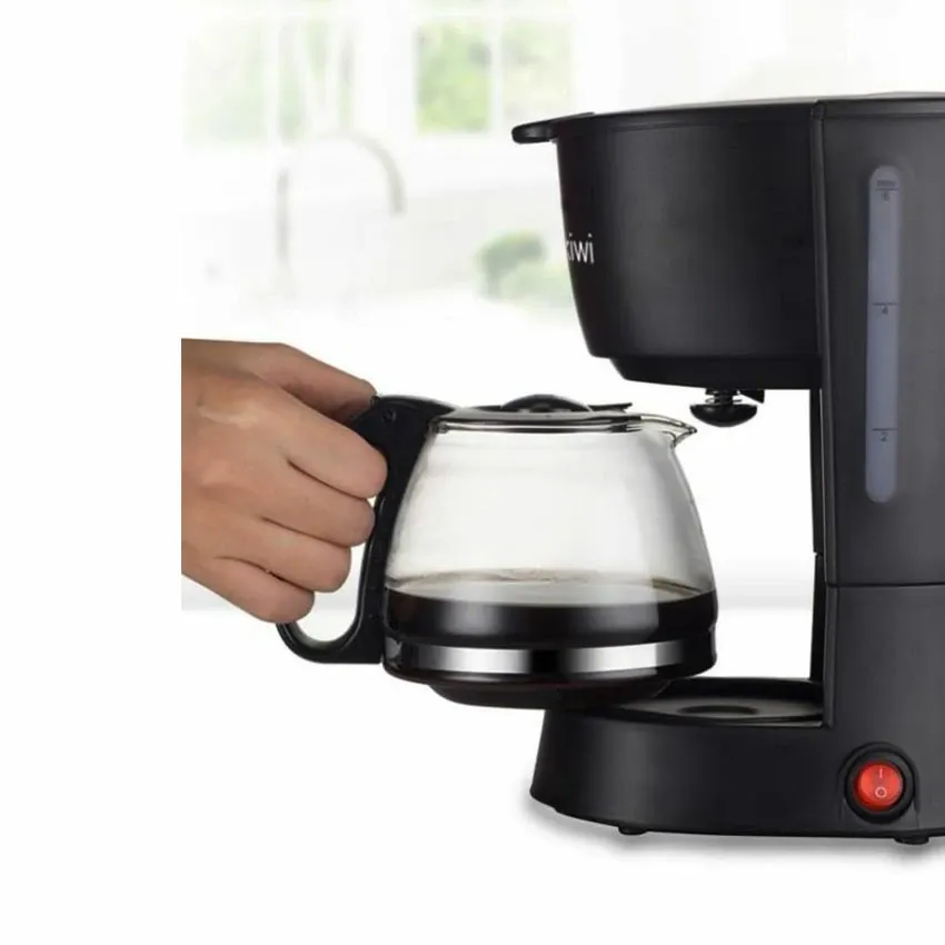 Cafetière KIWI 650 W | KCM.7542 -  4 à 6 tasses - Noir