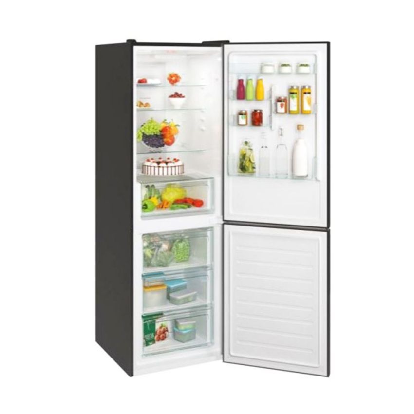 Réfrigérateur Combiné CANDY 342 Litre | NoFrost / Sans givre - CCE3T618FB - Noir Mat 