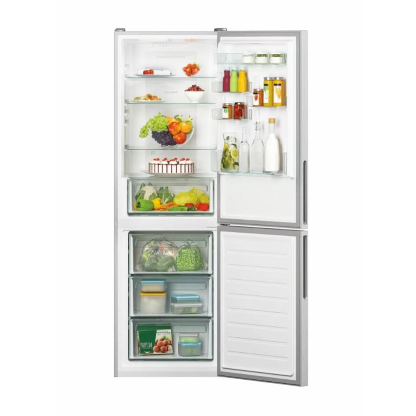 Réfrigérateur Combiné Candy 342 Litre | NoFrost / Sans givre - CCE3T618FSD - Silver