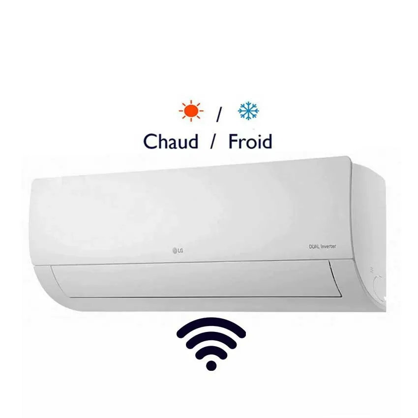 Climatiseur LG 18000 Inverter | Chaud / Froid - D18TIH - Blanc 