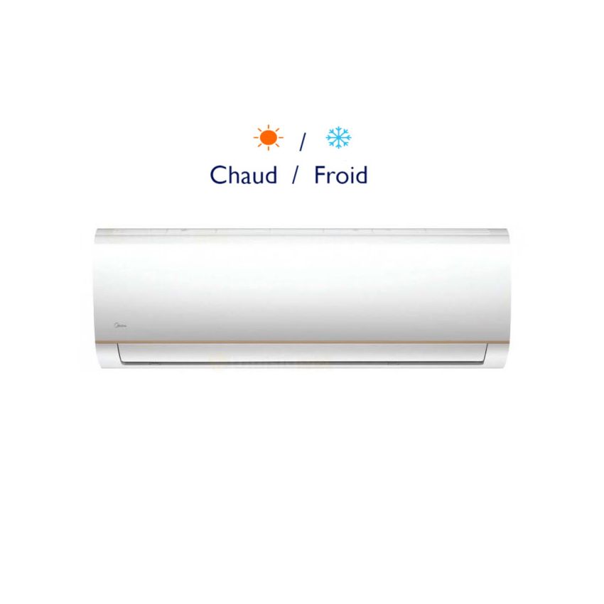 Climatiseur Midea 9000 | Chaud / Froid - Blanc 