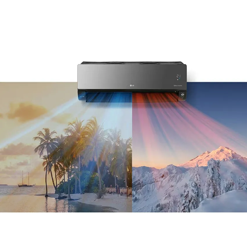 Climatiseur LG 12000 ARTCOOL MIRROR INVERTER | Froid - Wifi intégrer - D12UAH - Noir 