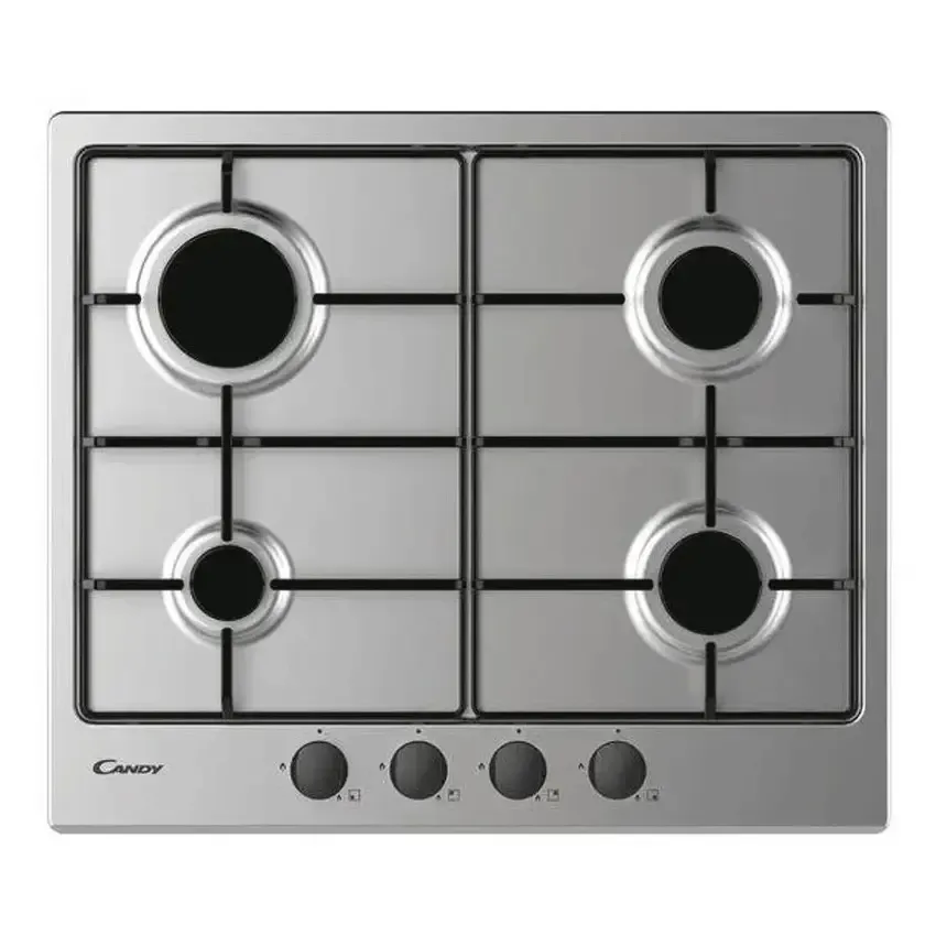 Plaque De Cuisson 4 Feux CANDY | CM6PBRX-4U2 - Silver