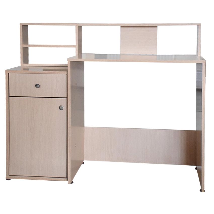 Bureau avec Rangement Nour L120 x P55 x H102 | DREAMS 
