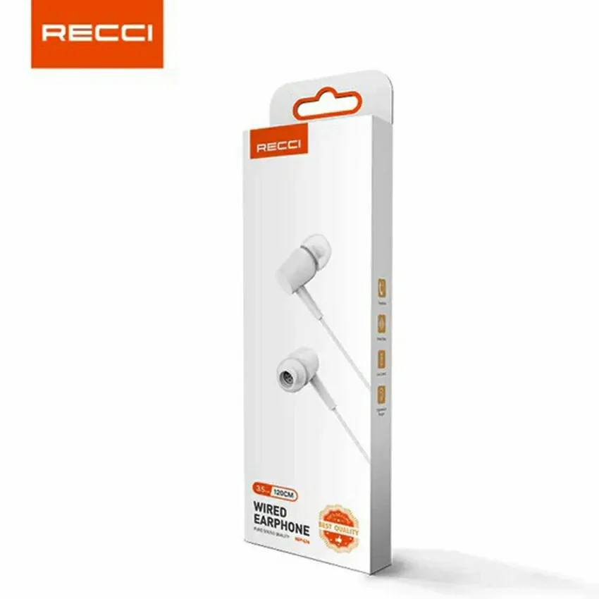 Ecouteur Filaire RECCI | REP.L06 - Blanc  