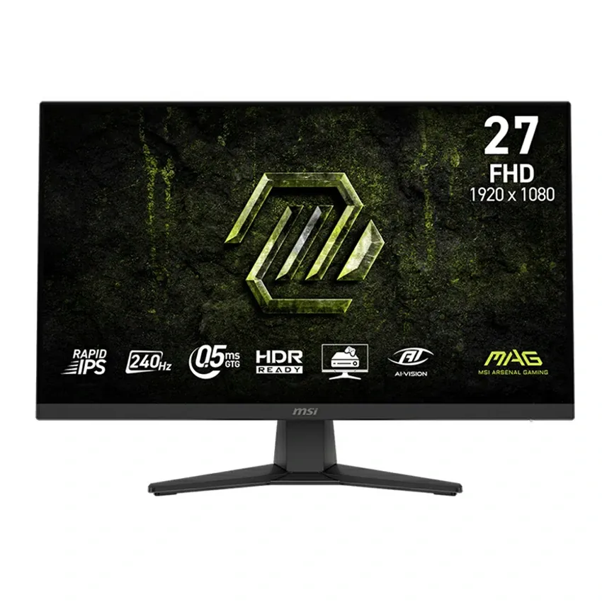 Écran MSI 27 Pouces FHD IPS 240 hz MAG.272F.X24 Noir