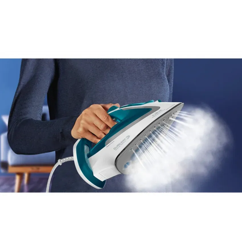 Fer à Repasser TEFAL 2500W | Fonction pressing - Débit vapeur : 45 g-min - Bleu