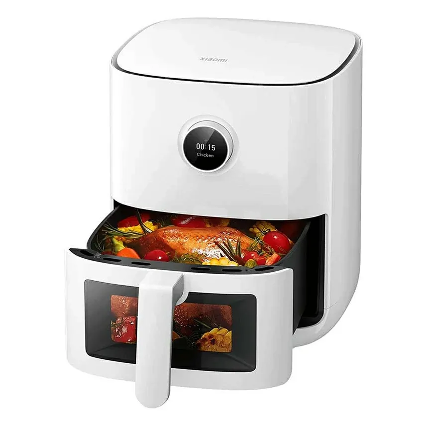 Airfryer Friteuse XIAOMI Smart 1600 Watts  | avec bac de cuisson de 4 litres  - Ref 44577 - Blanc 