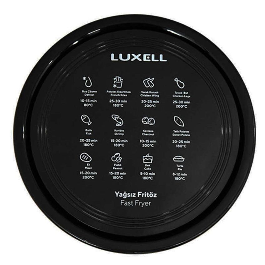 Airfryer LUXELL 5,5 Litres | LX-FC5131 - Friteuse Sans Huile - Noir 