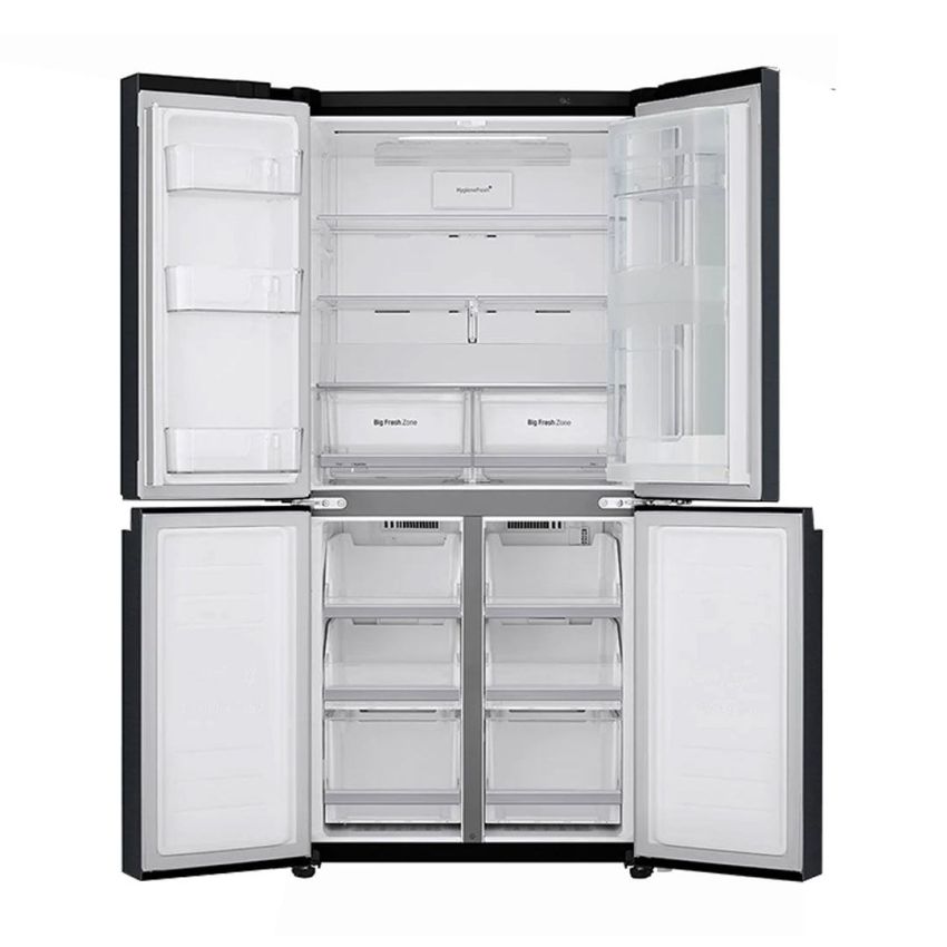 Réfrigérateur LG 458 Litres SIDE BY SIDE | Smart Inverter - GCQ22FTQEL - Door in Door - InstaView - Noir 