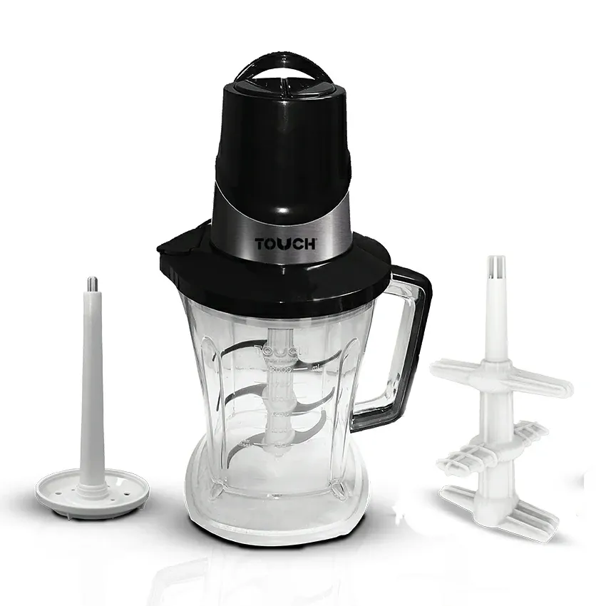 Mini Hachoir TOUCH 700 W | 6 Lames inox - 2 Litres - 40562- Noir